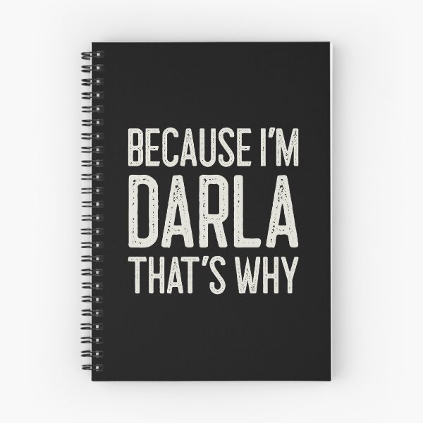 Item preview, Because I’m Darla That’s Why Funny Personalized Name designed and sold by MariosNydras.