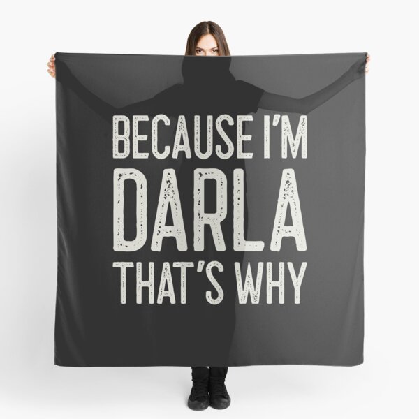 Item preview, Because I’m Darla That’s Why Funny Personalized Name designed and sold by MariosNydras.