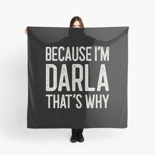 Item preview, Because I’m Darla That’s Why Funny Personalized Name designed and sold by MariosNydras.