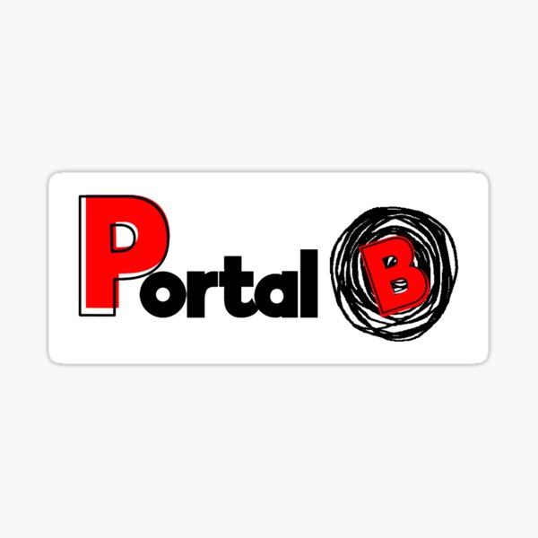Portal B Logo Sticker