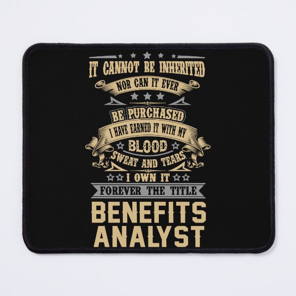 Item preview, Benefits Analyst T Shirt - Forever The Title Job Gift Item Tee designed and sold by celiagomez456.