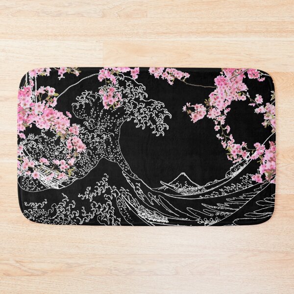 Item preview, Japanese Great Wave Outline Black and White designed and sold by ind3finite.