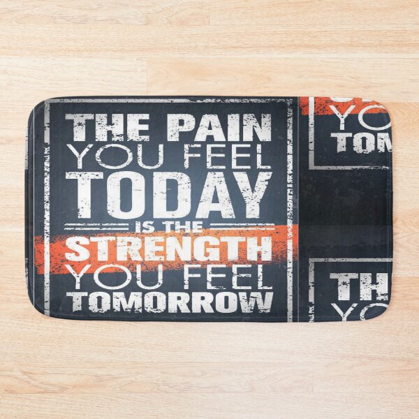 Item preview, The pain you feel today is strength you feel tomorrow gym motivation  designed and sold by truemoneyman.
