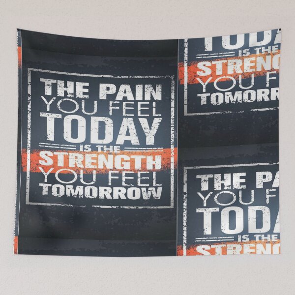 Item preview, The pain you feel today is strength you feel tomorrow gym motivation  designed and sold by truemoneyman.