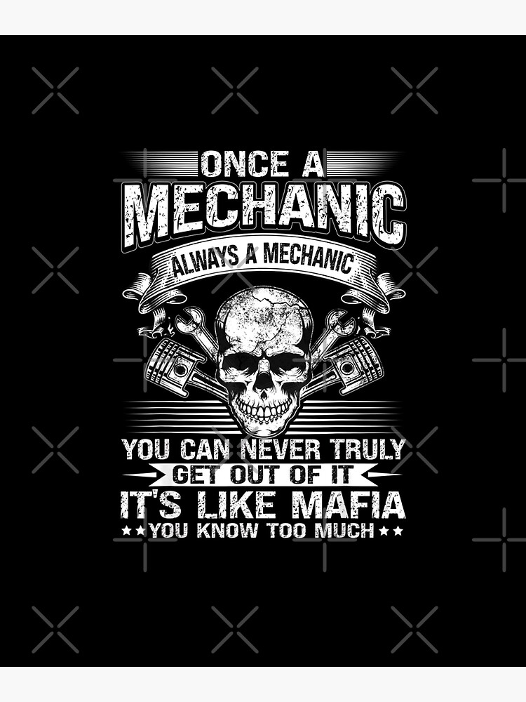 "Mechanic Car Guy Muscle Car Garage " Poster for Sale by