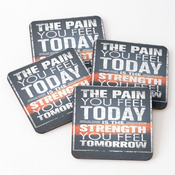 Item preview, The pain you feel today is strength you feel tomorrow gym motivation  designed and sold by truemoneyman.