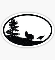 Vintage Turkey Illustration Sticker