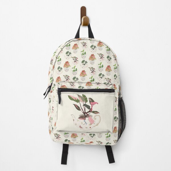 Item preview, Cottagecore Houseplant Backpack designed and sold by neatchicdesigns.
