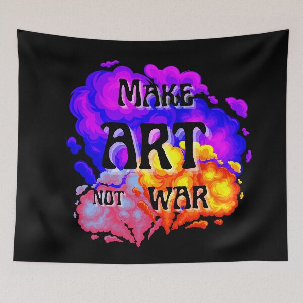 Item preview, make art not war  designed and sold by MGuyerArt.
