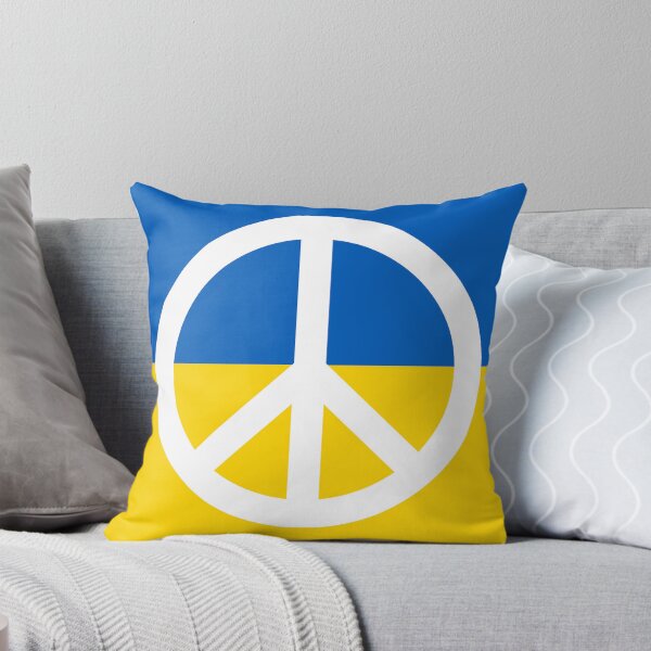 Item preview, Peace in Ukraine, Ukrainian Peace Flag, No War in Ukraine designed and sold by Capybara Clothing.