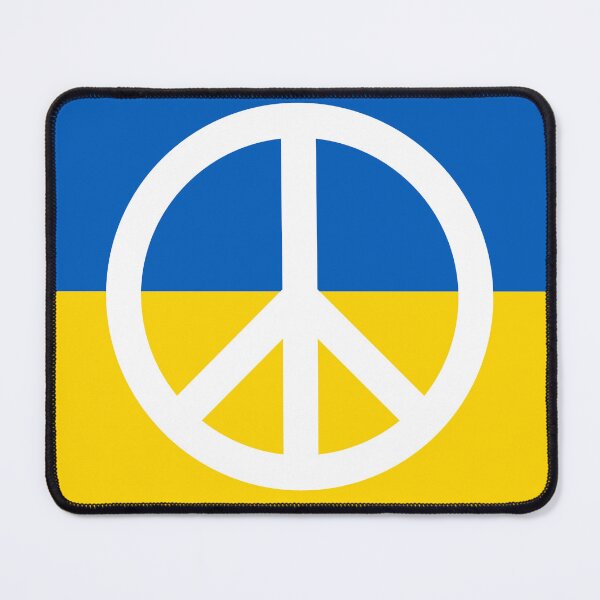 Item preview, Peace in Ukraine, Ukrainian Peace Flag, No War in Ukraine designed and sold by Capybara Clothing.