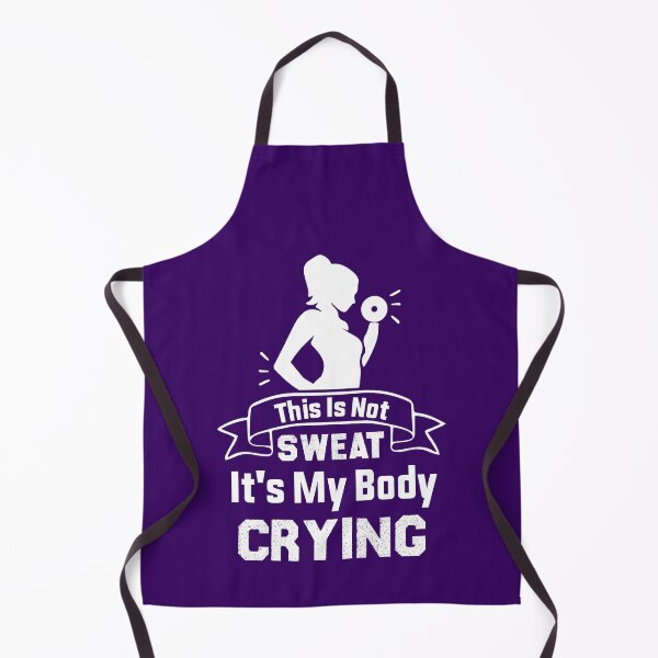 Item preview, This Is Not Sweat It's My Body Crying , Funny Exercise Gym, Workout Motivation Sayings designed and sold by Drago Art.