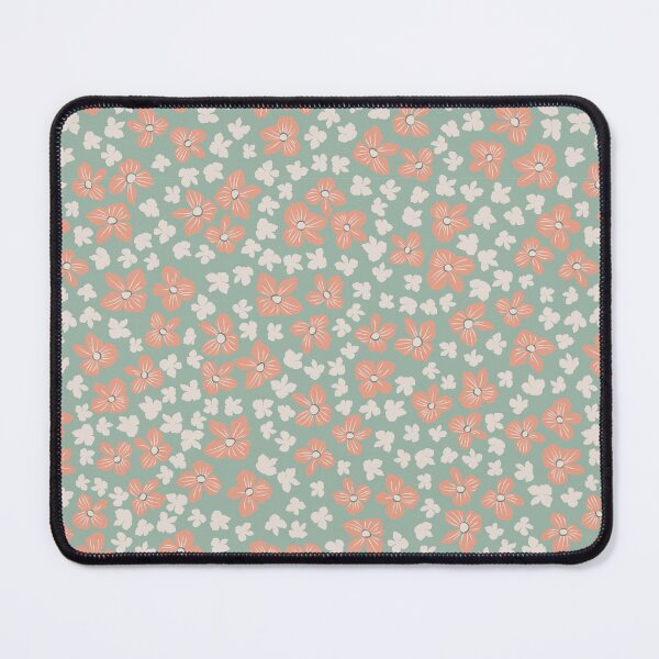 Item preview, Pastel Green & Pink Cluster Floral Print designed and sold by StudioPosies.