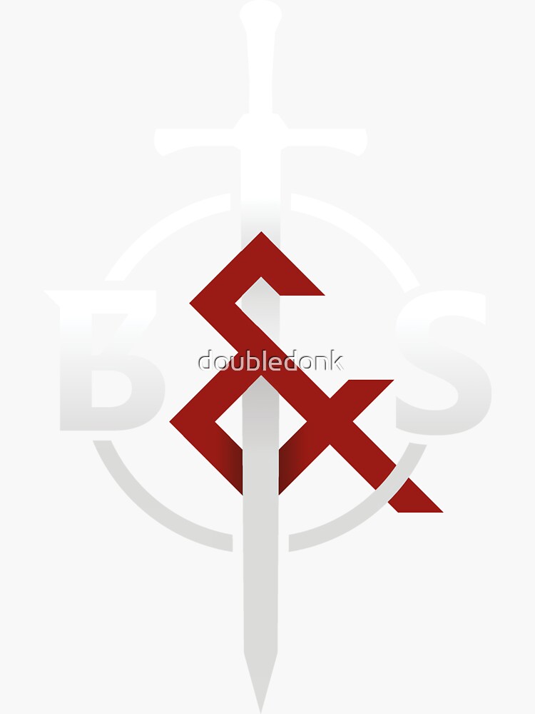 "Blade & Sorcery Logo" Sticker by doubledonk Redbubble