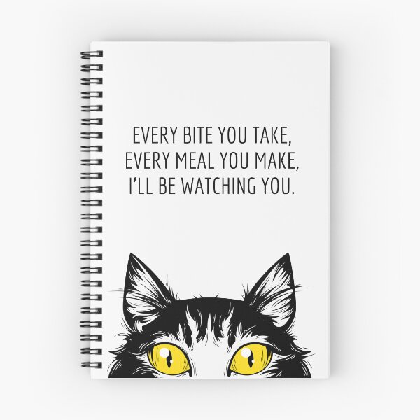 Item preview, Every Bite You Take, Every Meal You Make, ILL Be Watching You-Funny Cat-Cat Lover-Every Breath You Take-Song Lyrics designed and sold by SighFly52.
