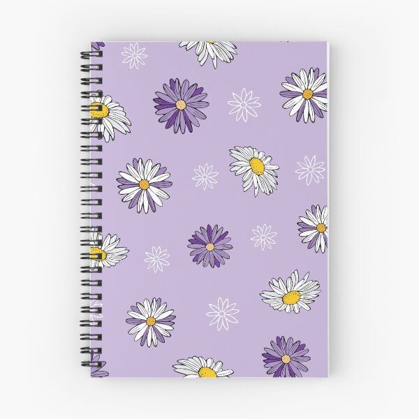 Item preview, Pastel Very Peri Purple with White and Purple Daisies Pattern designed and sold by CJAura by Claire Jane Johnson.