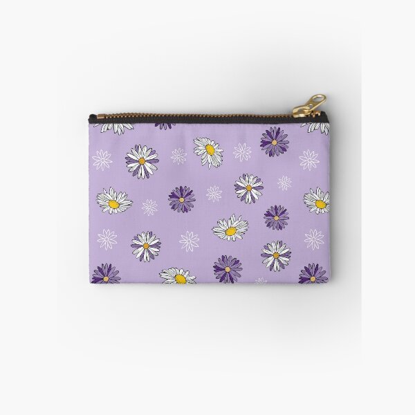 Item preview, Pastel Very Peri Purple with White and Purple Daisies Pattern designed and sold by CJAura by Claire Jane Johnson.