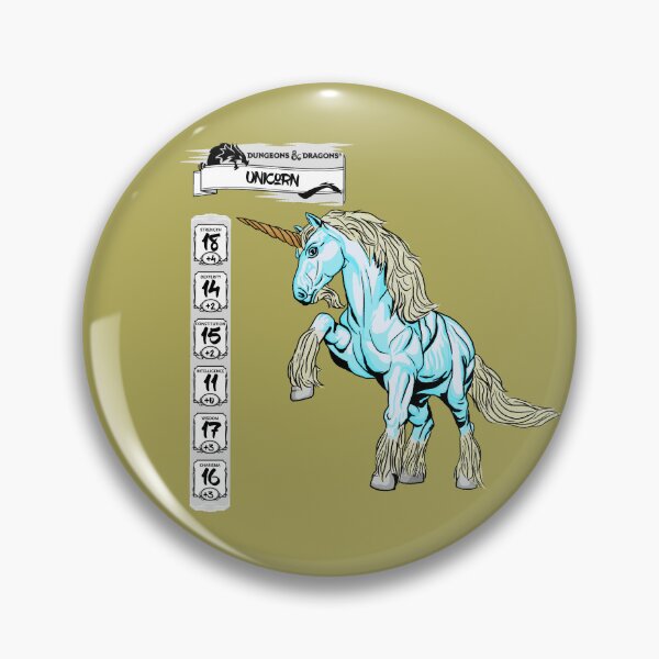 Item preview, DND Unicorn Stats designed and sold by Black-Orc.