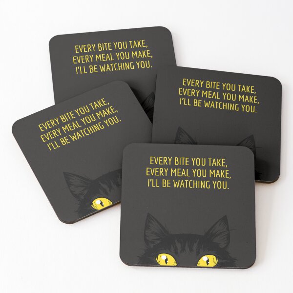 Item preview, Every Bite You Take, Every Meal You Make, ILL Be Watching You-Funny Cat-Cat Lover-Every Breath You Take-Song Lyrics designed and sold by SighFly52.