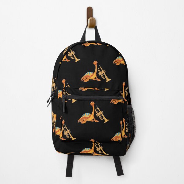 Item preview, Dinosaur Playing Trumpet ,Funny Good Dinosaur Trumpet Lovers Cute Orange Design designed and sold by pedrored369.