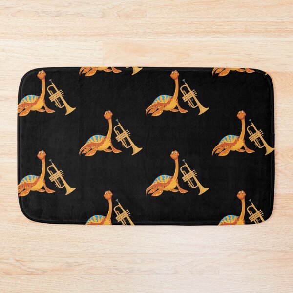 Item preview, Dinosaur Playing Trumpet ,Funny Good Dinosaur Trumpet Lovers Cute Orange Design designed and sold by pedrored369.