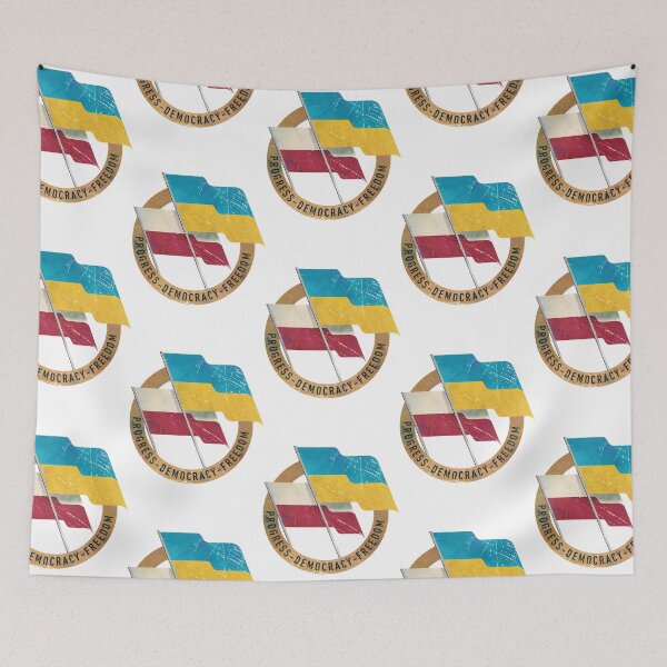 Item preview, Ukraine - Poland Friendship Emblem  designed and sold by hH8WtA.