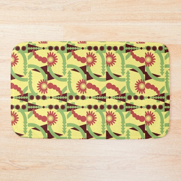 Item preview, Neo Geo Floral Country Cactus Flower Pattern designed and sold by FlutteringWings.