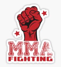MMA Fighting Art Sticker