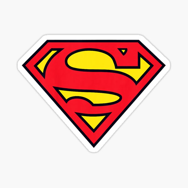 Super hero Classic Chest Logo Sticker