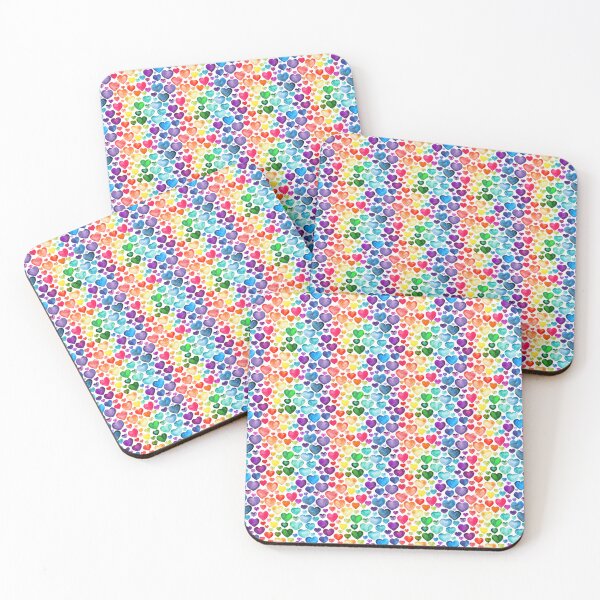 Item preview, Love Pink Yellow Purple Blue Red Heart designed and sold by Draculaura2009.
