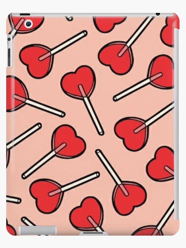 cute pink cherry print  iPad Case & Skin for Sale by aesthetic--art