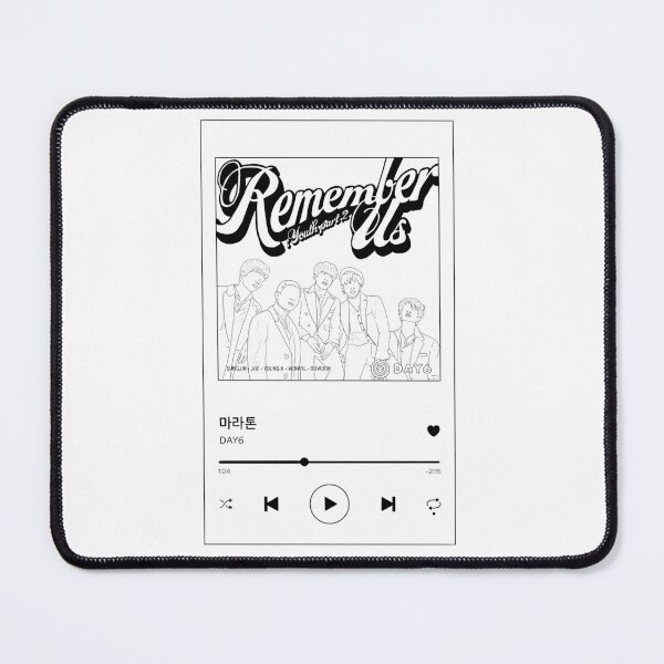 Item preview, DAY 6 Marathon Line Art Spotify Snapshot  designed and sold by TheSimpleEdge.