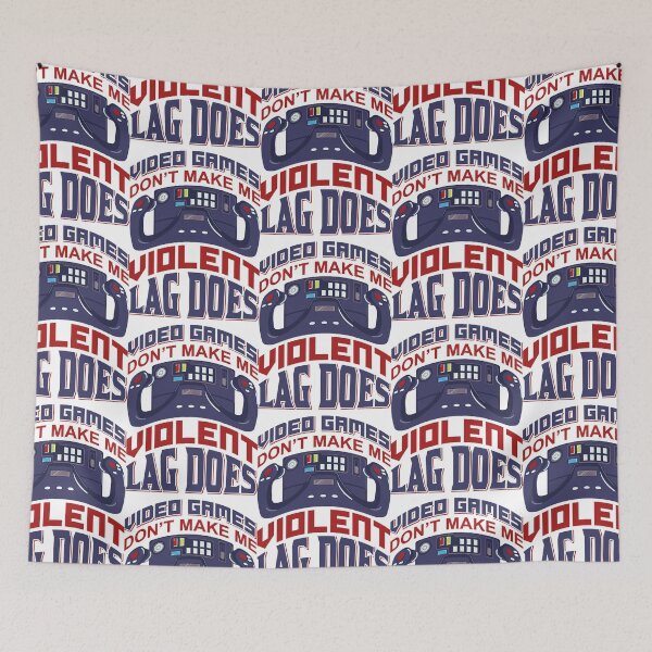 Item preview, Video Games Don't Make Me Violent Lag Does  designed and sold by dadanielafl.