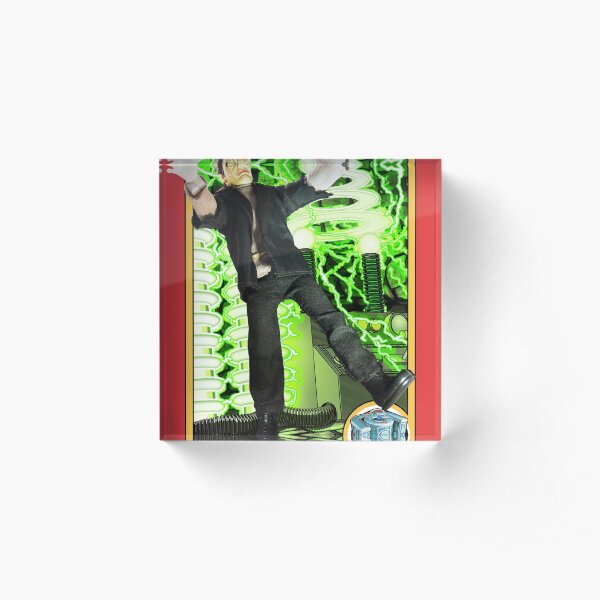 Mego Mad Monsters Frankenstein 2 Trading Card Art Acrylic Block