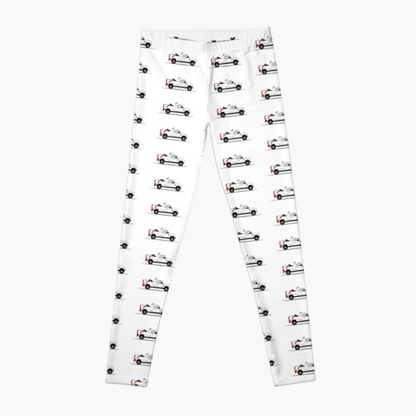 A Graphical Interpretation of the Defender 130 Tow Truck  Leggings