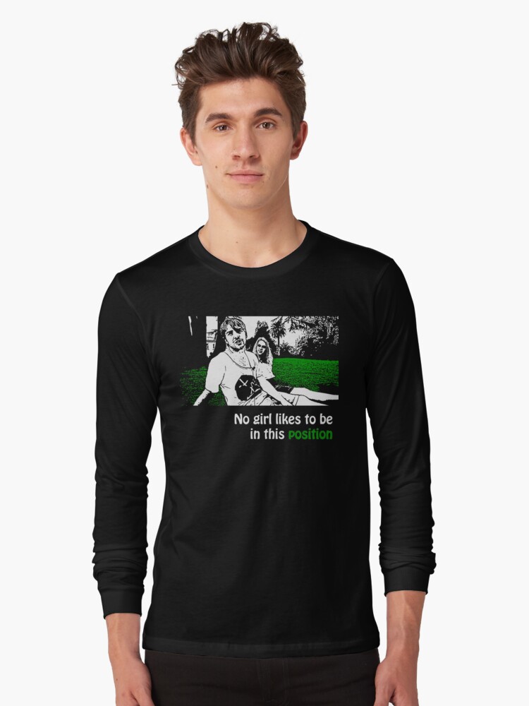 Thumbnail 1 of 5, Long Sleeve T-Shirt, No Girl Likes to be in This Position Either designed and sold by Ragcha.