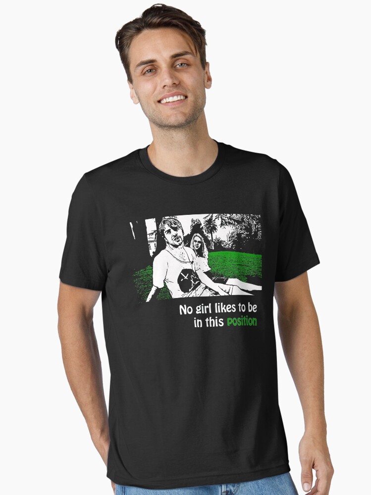 Thumbnail 1 of 7, Essential T-Shirt, No Girl Likes to be in This Position Either designed and sold by Ragcha.