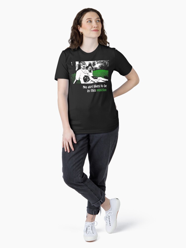 Thumbnail 4 of 7, Essential T-Shirt, No Girl Likes to be in This Position Either designed and sold by Ragcha.