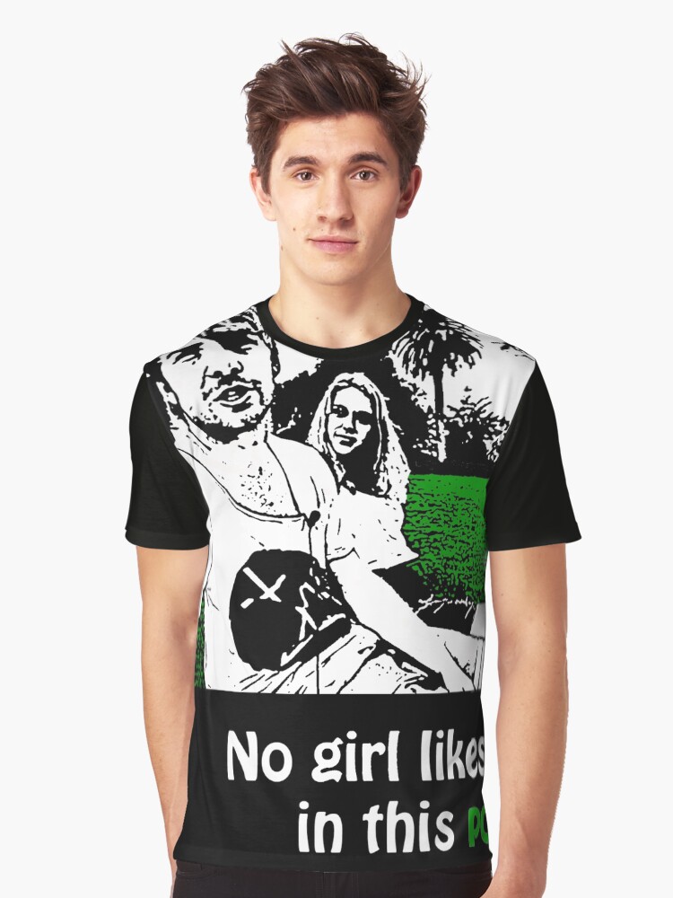Thumbnail 1 of 5, Graphic T-Shirt, No Girl Likes to be in This Position Either designed and sold by Ragcha.