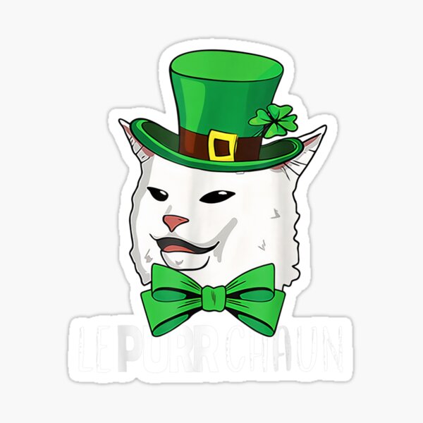 You're Drunk Confused Cat Meme St Patrick's Day Smudge T-Shirt You're Drunk Confused Cat Meme St Patrick's Day Smudge T-Shirt