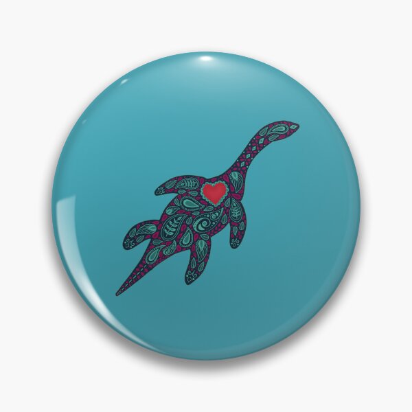 Item preview, Nessie in Folk Art Style  designed and sold by EmyBeeDesigns.