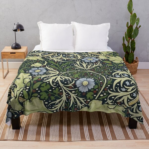 William Morris Pattern Throw Blankets for Sale Redbubble