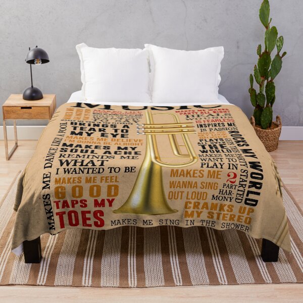 Item preview, Trumpet Music Typography designed and sold by chanchan79.