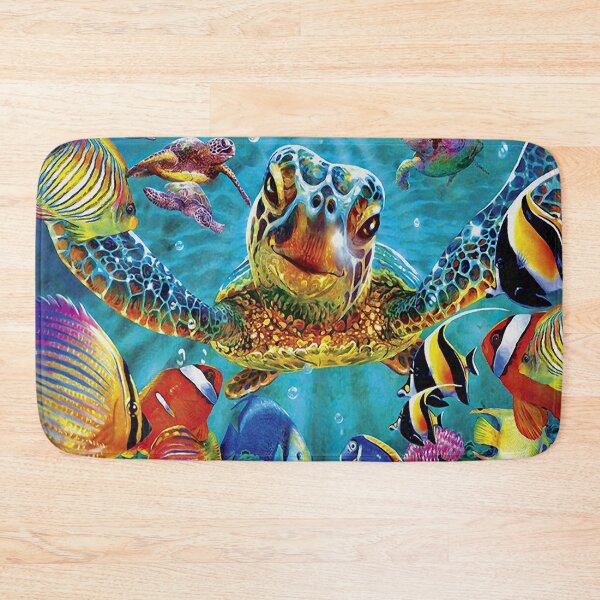 Item preview, Turtle painting in sea designed and sold by chanchan79.
