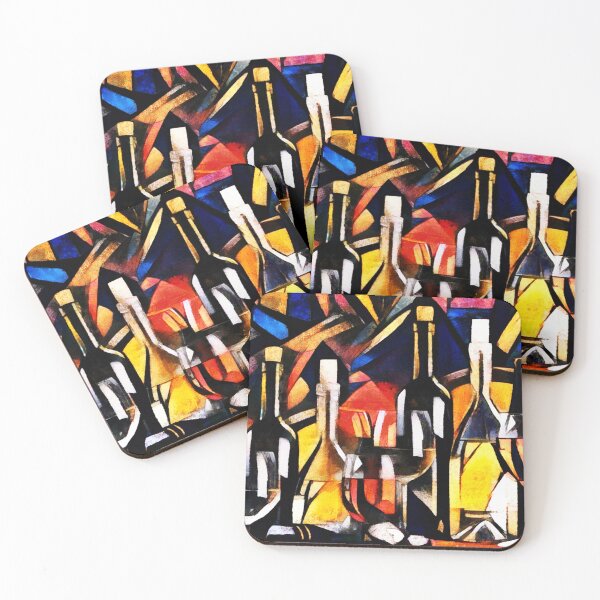 Item preview, Wine themes style cubism designed and sold by chanchan79.