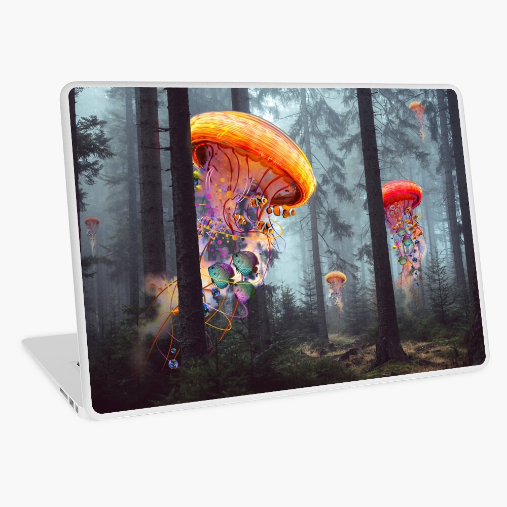 Forest of Jellyfish Worlds Laptop Skin