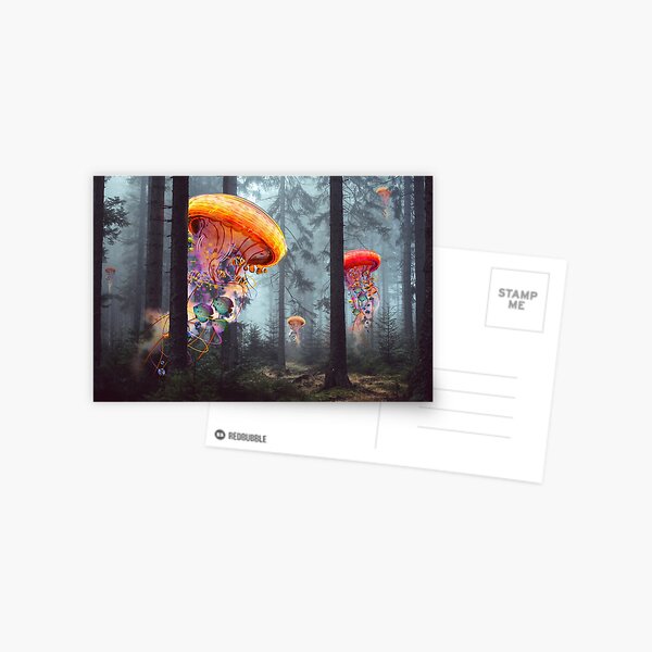 Forest of Jellyfish Worlds Postcard