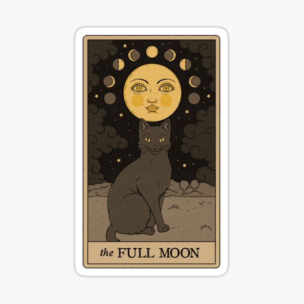 Item preview, The Full Moon Cat designed and sold by Thiago Corrêa.