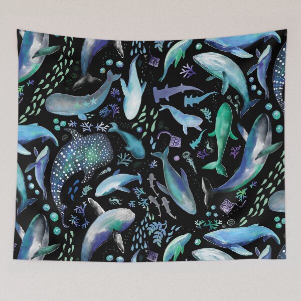 Item preview, Ocean Diving with Whales at Night - Remix designed and sold by jesschampagne.