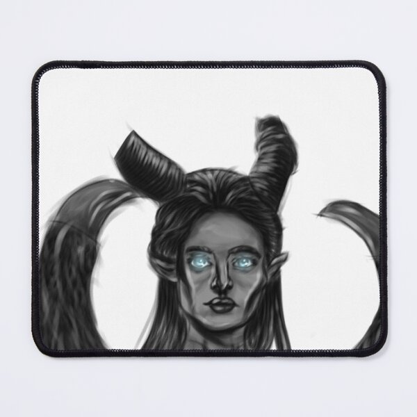 Item preview, Lady with horns (art print) designed and sold by annaxbananas.